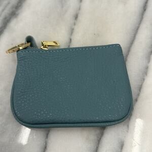 NWT light blue leather coin purse/wallet